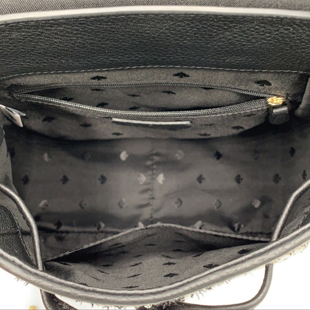 Kate Spade Leila Tweed Fabric Medium Backpack - Picture 15 of 16